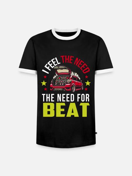 Car audio - Männer Kontrast-T-Shirt - Schwarz/Weiß
