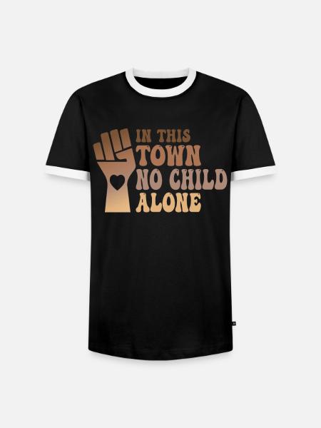 Social worker - Männer Kontrast-T-Shirt - Schwarz/Weiß