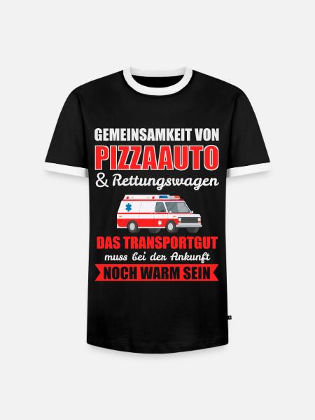 Notfallsanitäter Rettungssanitäter Spruch Geschenk - Männer Kontrast-T-Shirt - Schwarz/Weiß