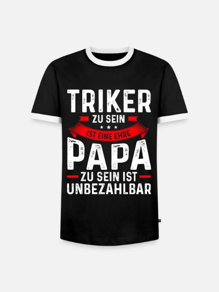 Trike Triker Dreirad Geschenk - Männer Kontrast-T-Shirt - Schwarz/Weiß