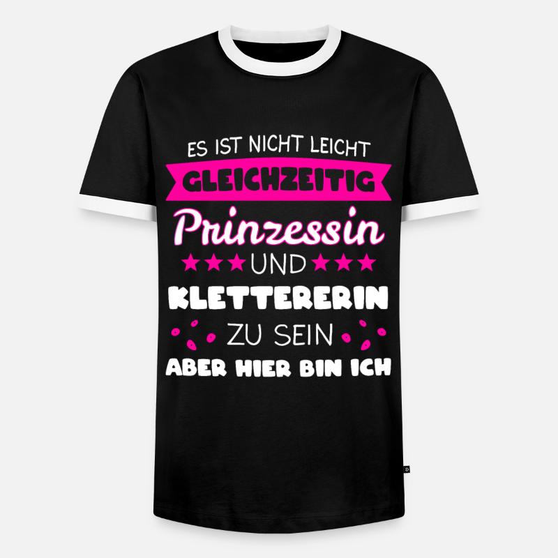 Kletter Klettern Klettern Geschenk - Männer Kontrast-T-Shirt - Schwarz/Weiß