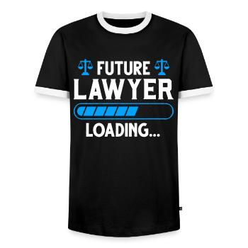 Avocat avocat avocats cadeau - T-shirt contrasté Homme - noir/blanc - Devant - AI Model Female 172 light (172cm) & AI Model Male 178 light (178cm)