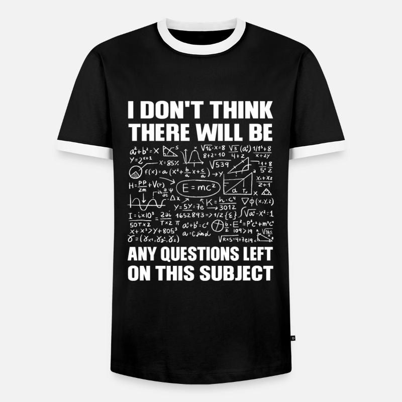 Maths-Maths-Profs de maths - T-shirt contrasté Homme - noir/blanc