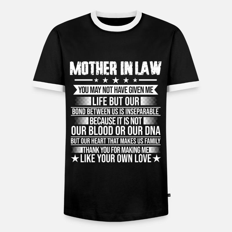 Schwiegermutter Schwiegermutter Geschenk - Männer Kontrast-T-Shirt - Schwarz/Weiß