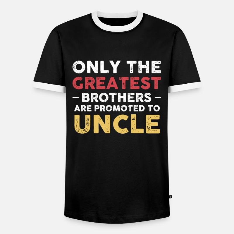 Uncle Uncle Gift - Men's Ringer Shirt - black/white