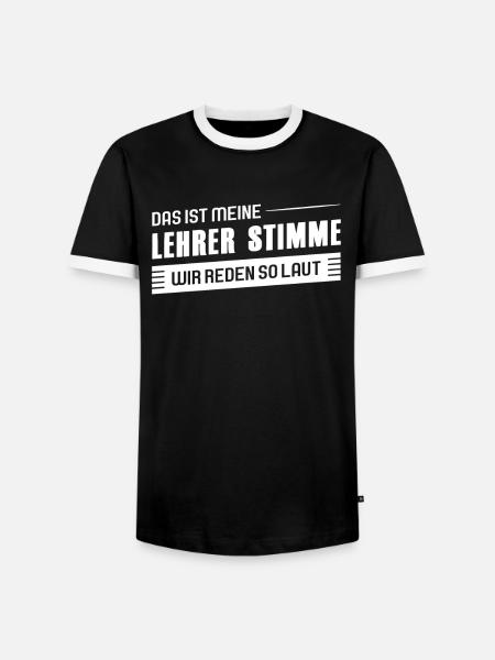 Lehrer Beruf Schullehrer Geschenk - Männer Kontrast-T-Shirt - Schwarz/Weiß