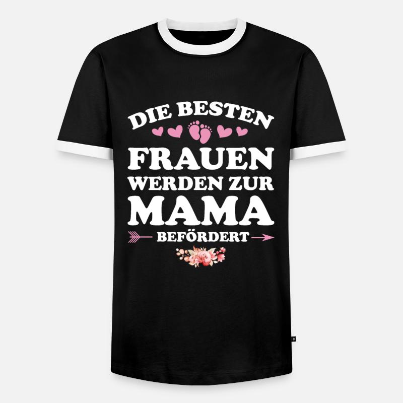 Mutter Mama Mütter Geschenk - Männer Kontrast-T-Shirt - Schwarz/Weiß