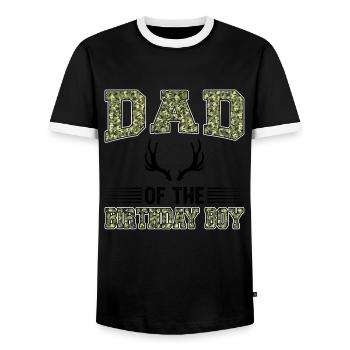 Jäger Jagd Jagd Geschenk - Männer Kontrast-T-Shirt - Schwarz/Weiß - Vorne - AI Model Female 172 light (172cm) & AI Model Male 178 light (178cm)