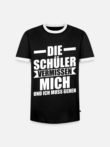 Lehrer Beruf Lehrkraft Geschenk - Männer Kontrast-T-Shirt - Schwarz/Weiß