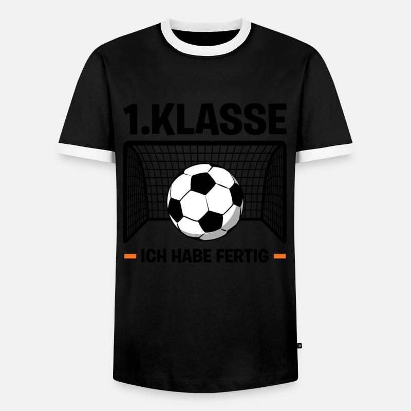Schule 1.klasse Schule beginnt Geschenk - Männer Kontrast-T-Shirt - Schwarz/Weiß