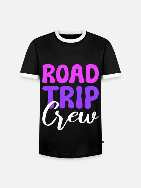 Road Trip Crew Reisender - Männer Kontrast-T-Shirt - Schwarz/Weiß