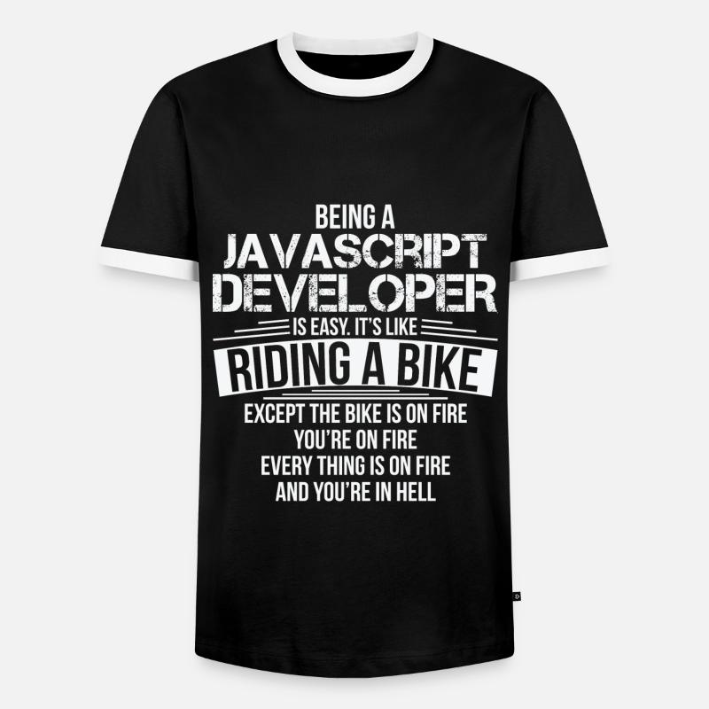Beruf Computer Geeks Lustiges Geschenk - Männer Kontrast-T-Shirt - Schwarz/Weiß