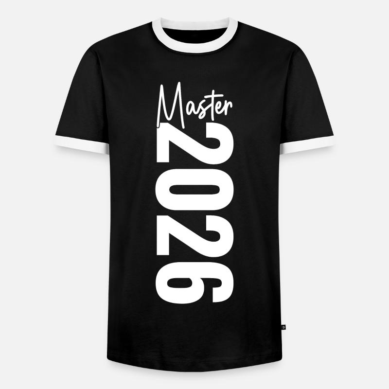 Master 2026 - Men's Ringer Shirt - black/white