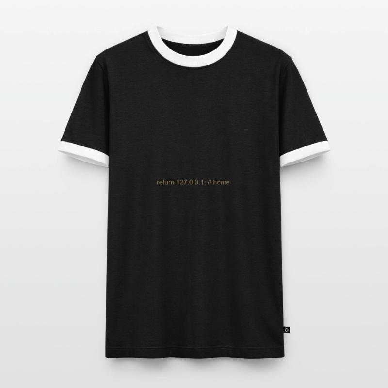 Programmierer Nerd IT Witz Developer Zuhause Männer Kontrast-T-Shirt