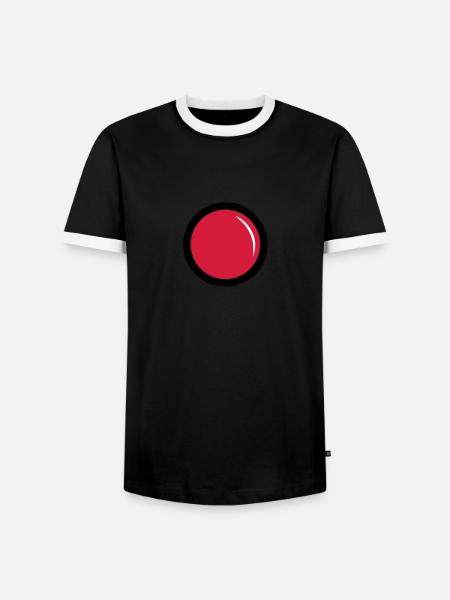 Buzzer - Männer Kontrast-T-Shirt - Schwarz/Weiß