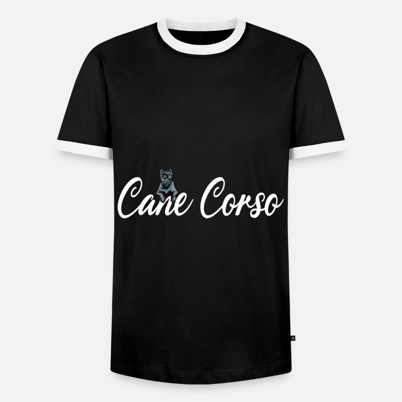 Cane Corso for a Cane Corso owner Cane - Men's Ringer Shirt - black/white