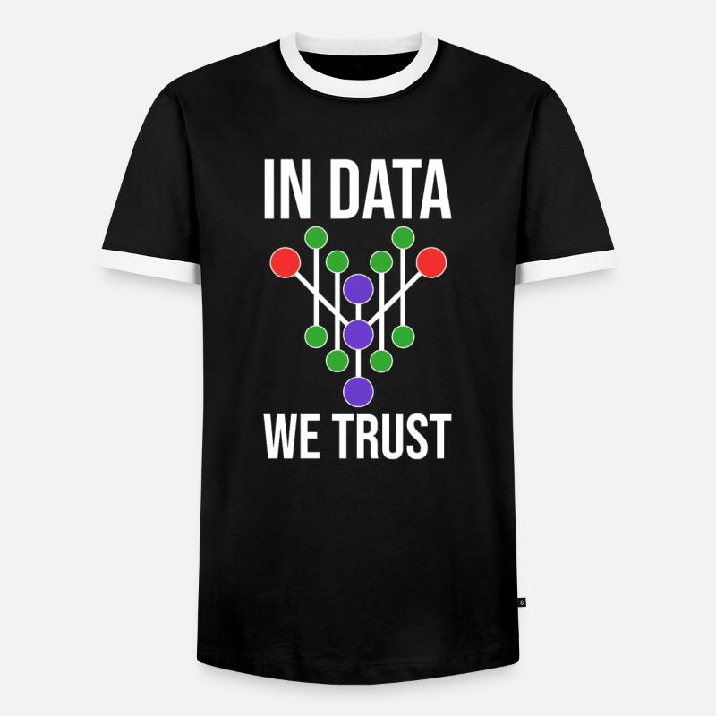 Data Science Analyst Data Scientist - T-shirt contrasté Homme - noir/blanc