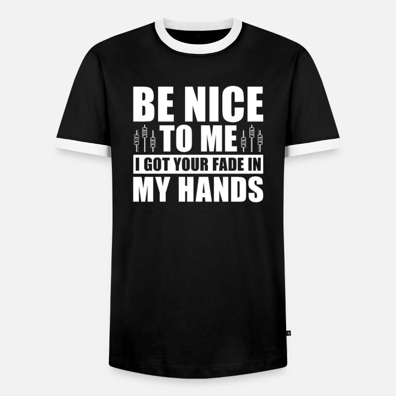 Tontechniker Sound Audio Engineer - Männer Kontrast-T-Shirt - Schwarz/Weiß