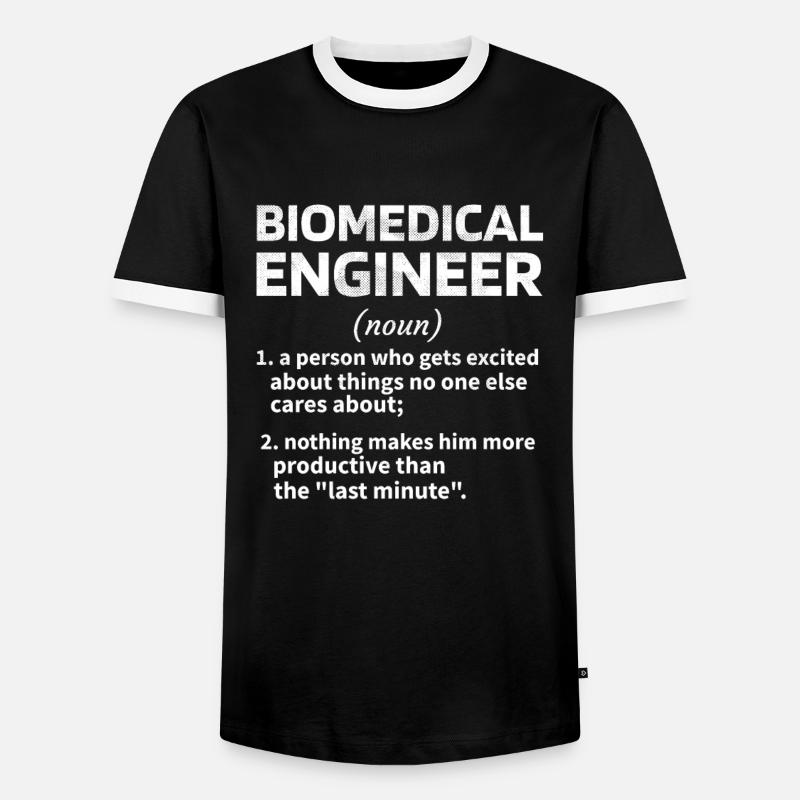 Biomedical Engineer Geschenkidee Medizintechniker - Männer Kontrast-T-Shirt - Schwarz/Weiß