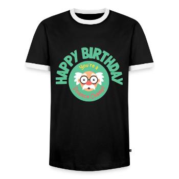 10 ans Science Anniversaire Kid 9 - T-shirt contrasté Homme - noir/blanc - Devant - AI Model Female 172 light (172cm) & AI Model Male 178 light (178cm)