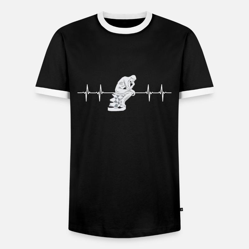 Philosophical Debate Feeling Philoslothical - Männer Kontrast-T-Shirt - Schwarz/Weiß