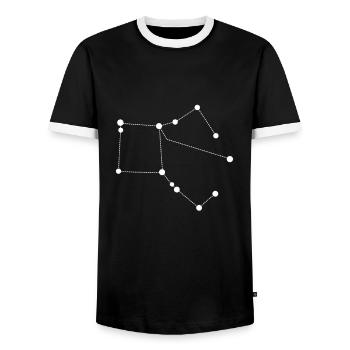 Greek Mythology Gods Ancient Greece - Männer Kontrast-T-Shirt - Schwarz/Weiß - Vorne - AI Model Female 172 light (172cm) & AI Model Male 178 light (178cm)