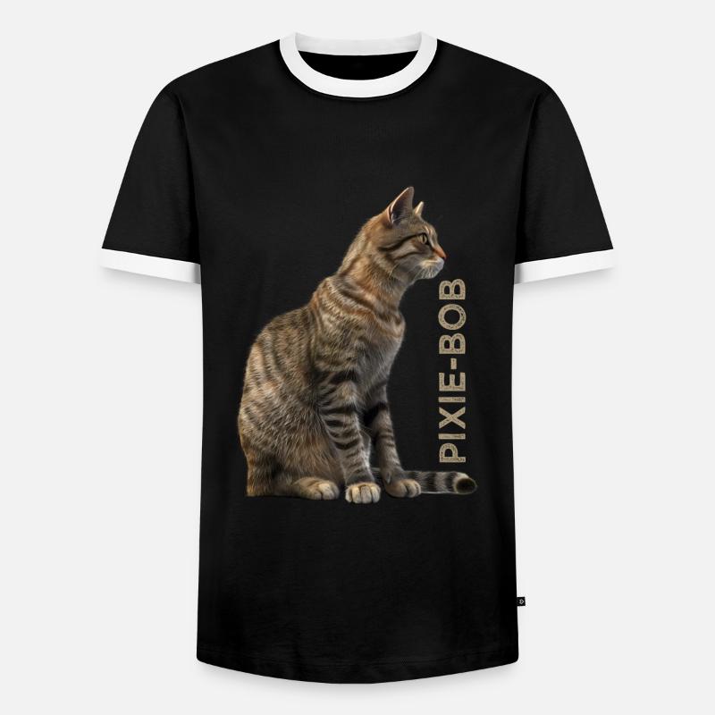 Bob Pixie - T-shirt contrasté Homme - noir/blanc