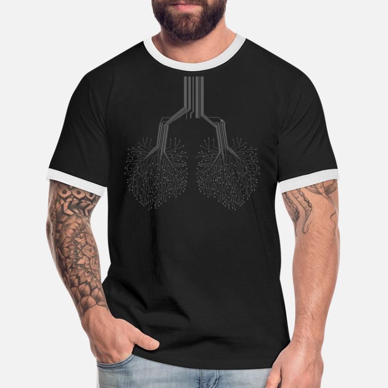 Informatiker Informatik Programmierer Nerd Geek Männer Kontrast-T-Shirt