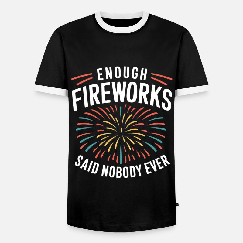 Pyrotechnics Fireworks Pyrotechnics - Men's Ringer Shirt - black/white