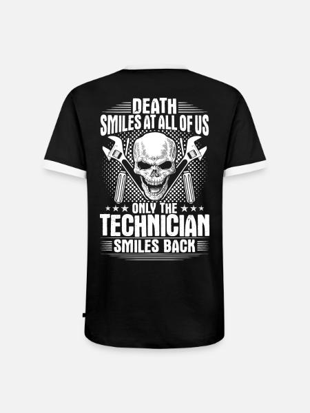 Haustechniker Haustechnik Techniker Technician - Männer Kontrast-T-Shirt - Schwarz/Weiß