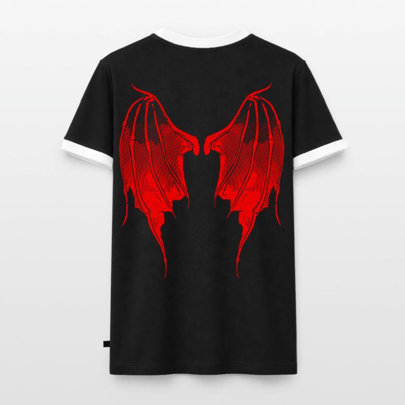 2reborn Devilwings Devil Wings Devil red Men's Ringer Shirt