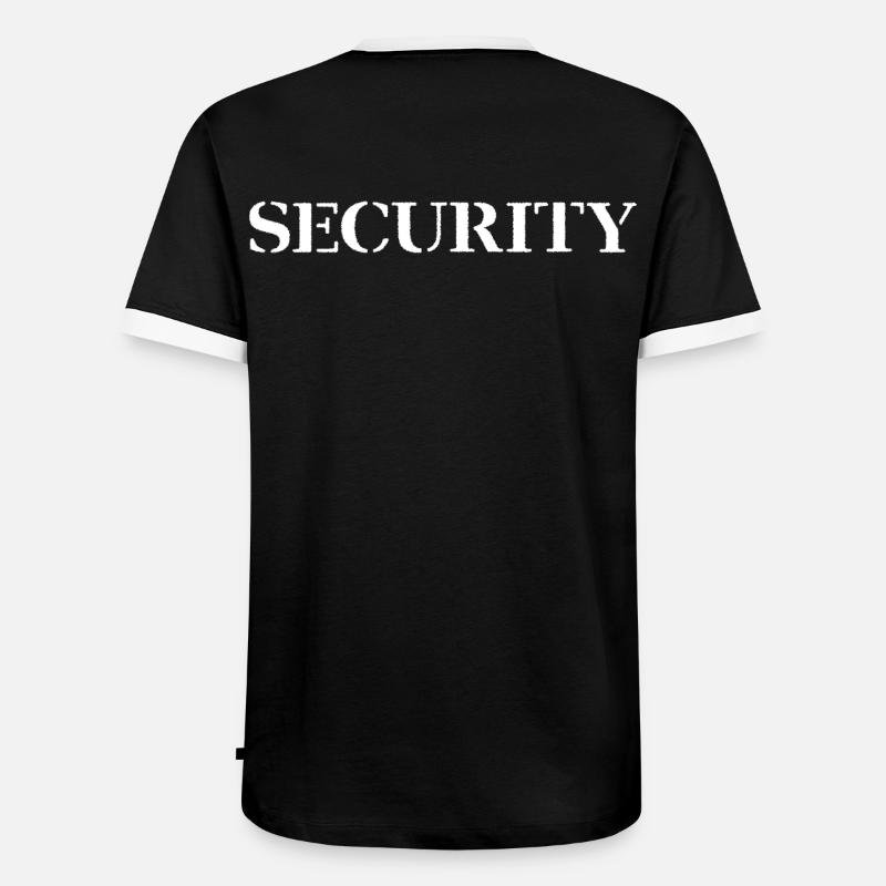 Security - T-shirt contrasté Homme - noir/blanc