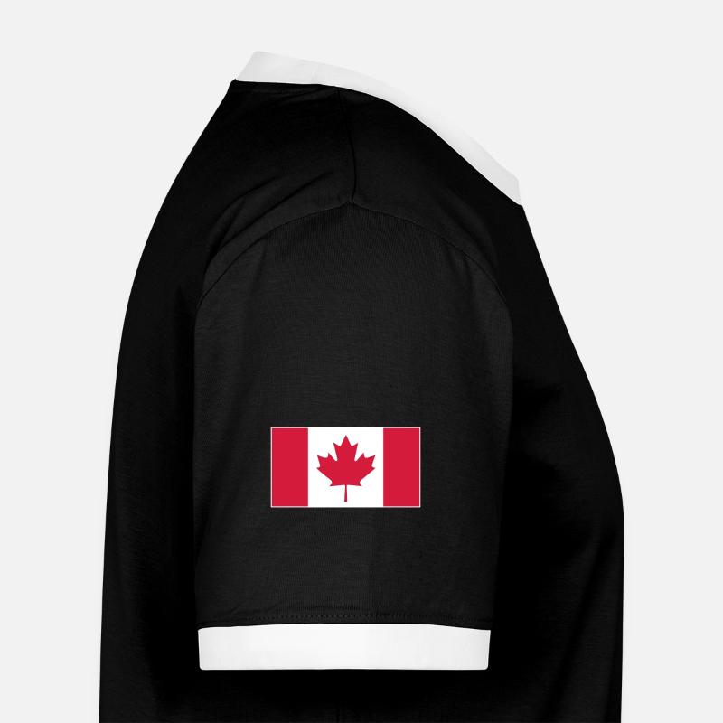 Canada flag Men's Ringer Shirt