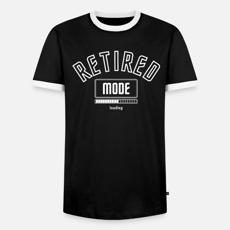 Anticipation Retiree mode is loading. - Men's Ringer Shirt - black/white