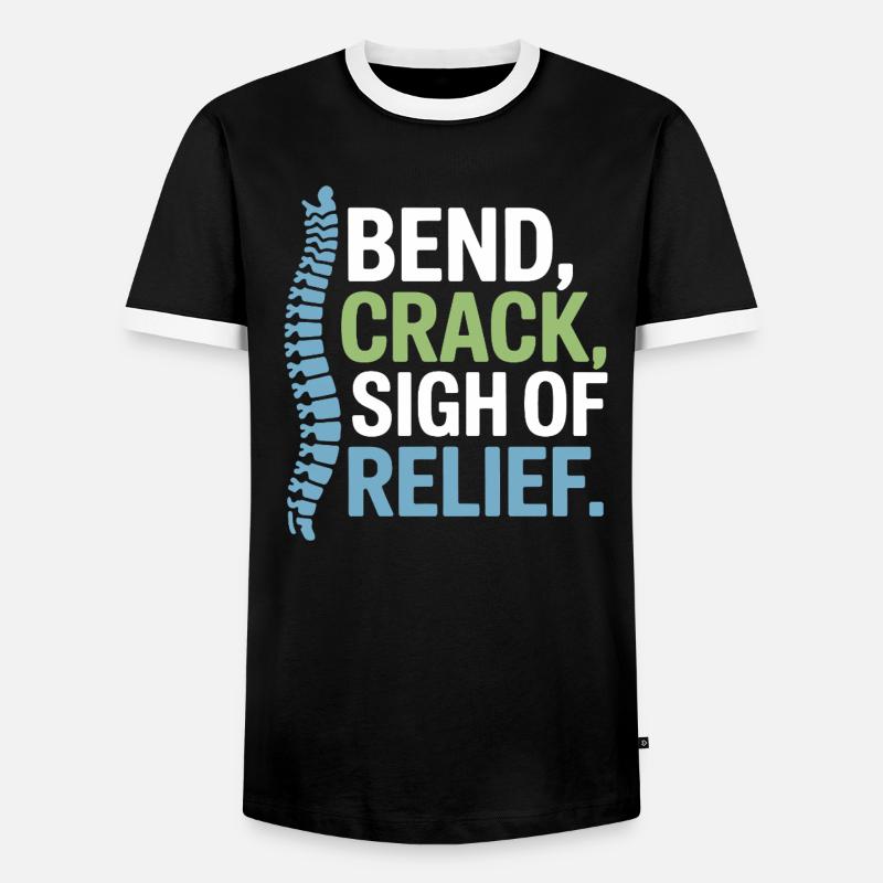 Chiropractor Spinal Alignment Is Everything - Men's Ringer Shirt - black/white