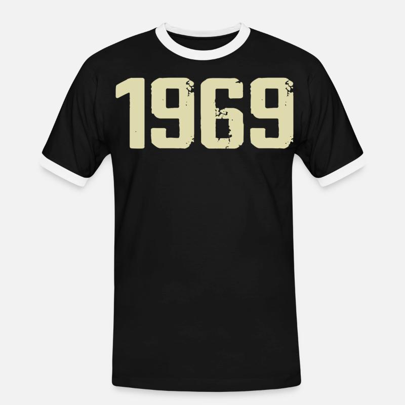 Jubilee 1969 - Men's Ringer Shirt - black/white