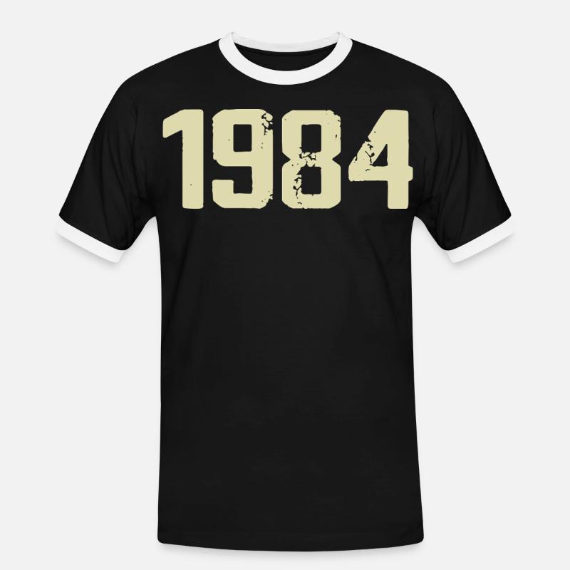Jubilee 1984 - Men's Ringer Shirt - black/white