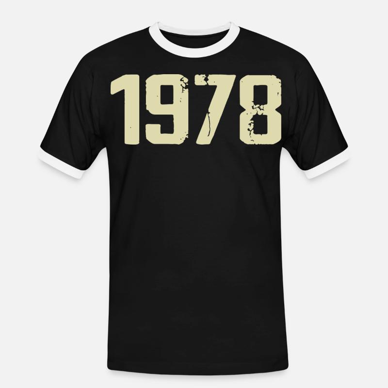 Jubilee 1978 - Men's Ringer Shirt - black/white