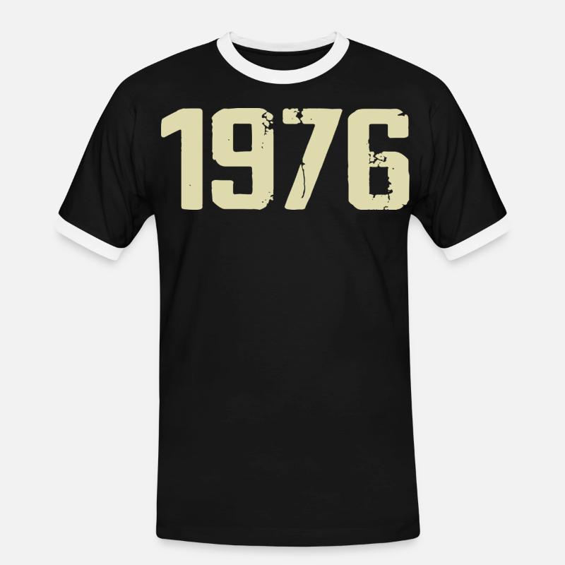 Jubilee 1976 - Men's Ringer Shirt - black/white