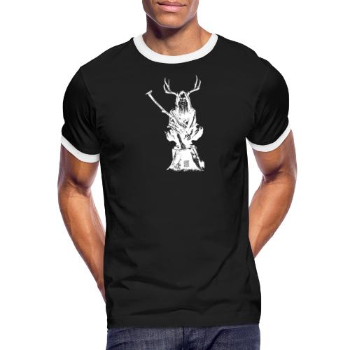 Leshy WhiteOnBlack - Men's Ringer Shirt