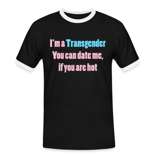 Single transgender - Männer Kontrast-T-Shirt