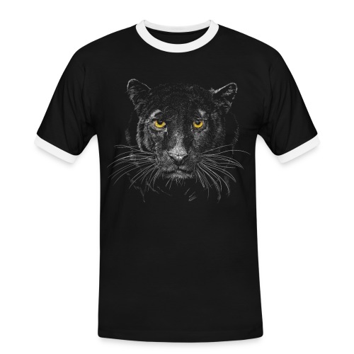 Panther - Männer Kontrast-T-Shirt