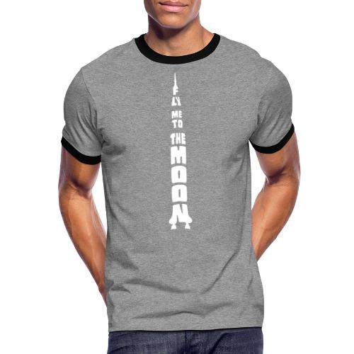 Fly me to the moon - Mannen contrastshirt