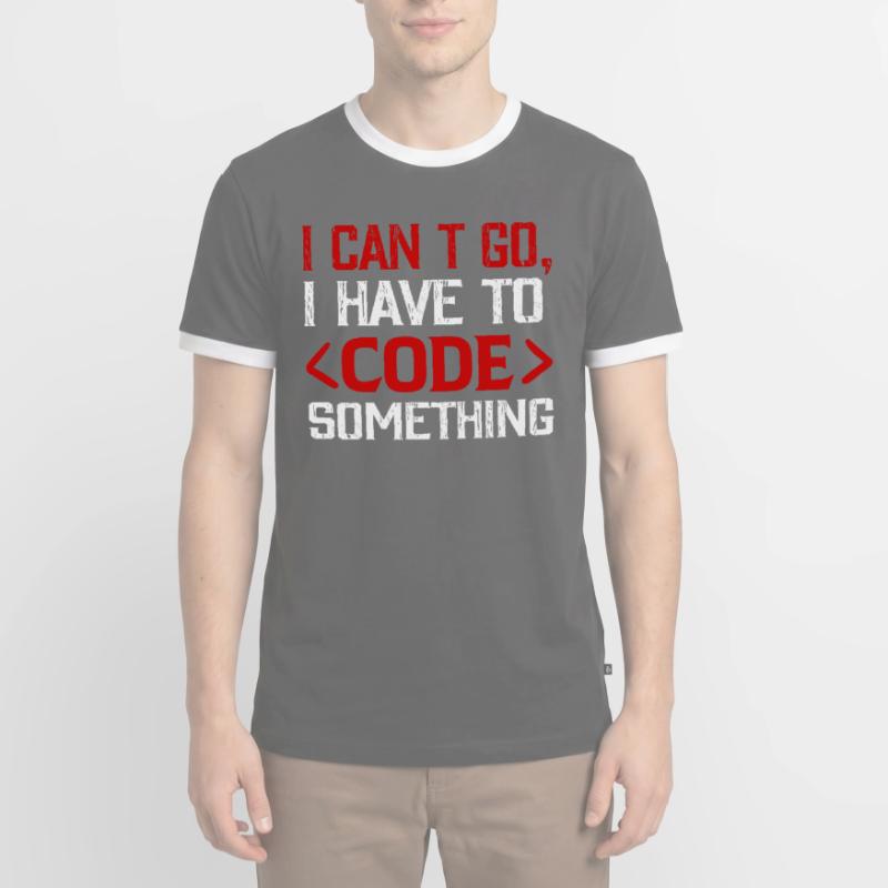 Programmer , Nerd , Computer Code Men's Ringer Shirt