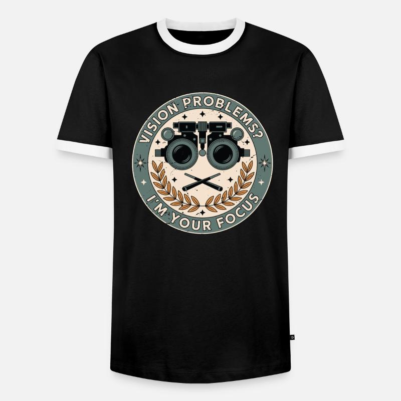 Optometrist Vision Problems I'm Ophthalmologist - Men's Ringer Shirt - black/white