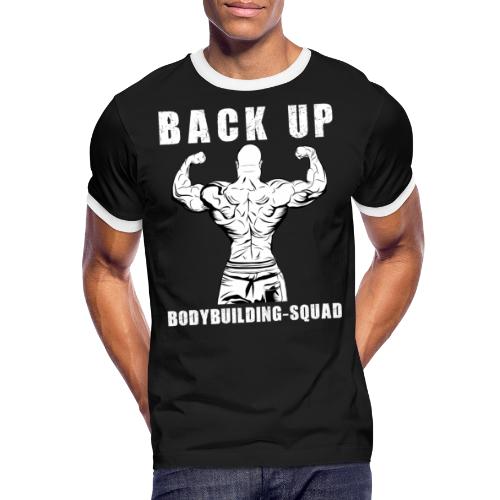 Bodybuilding-Squad - Back Up - Männer Kontrast-T-Shirt