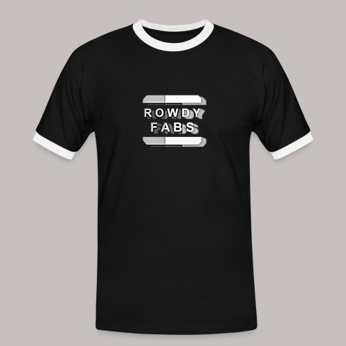 RowdyFabs Logo - Männer Kontrast-T-Shirt