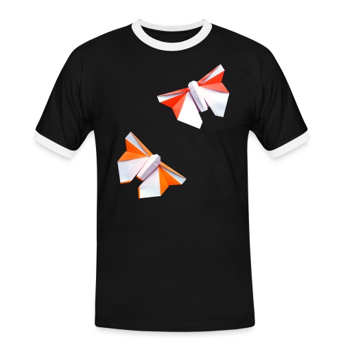 Butterflies Origami - Butterflies - Mariposas - Men's Ringer Shirt