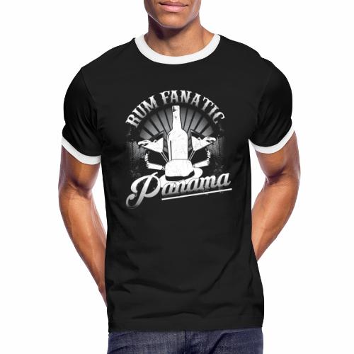 T-shirt Rum Fanatic - Panama - Koszulka męska z kontrastowymi wstawkami
