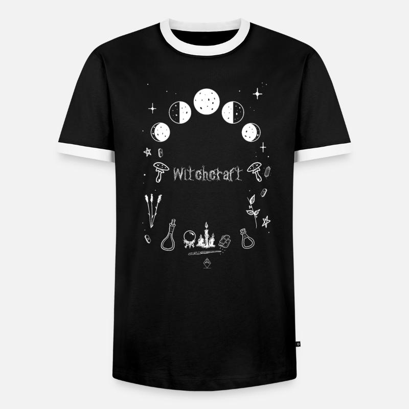 Witchcraft - Magic Tools - T-Shirt - Men's Ringer Shirt - black/white